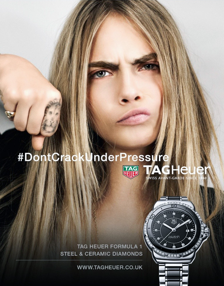 Cara Delevingne for Tag Heuer