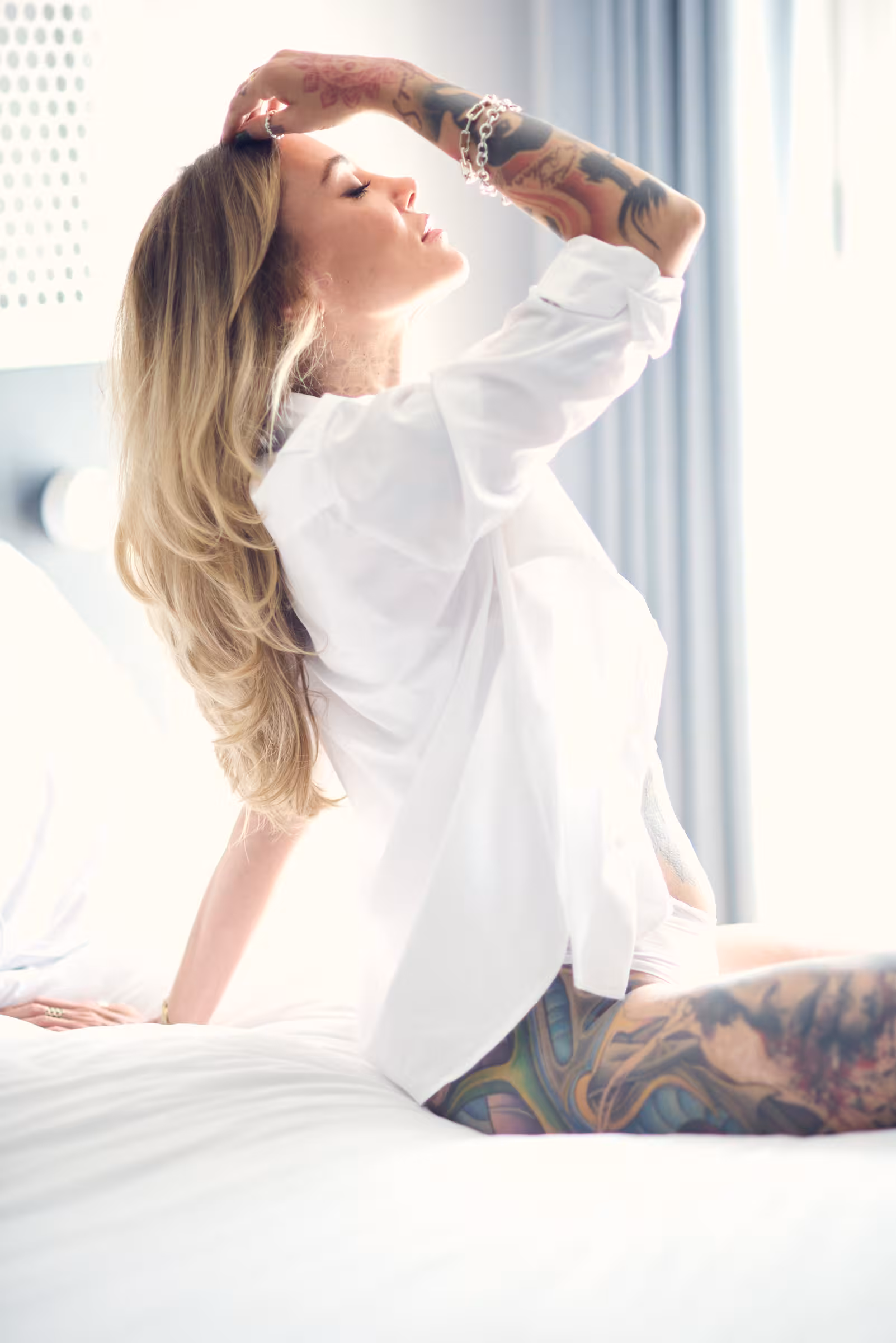 Portrait of model Eric Liyah Kane by Darren Shaw, Southampton, UK